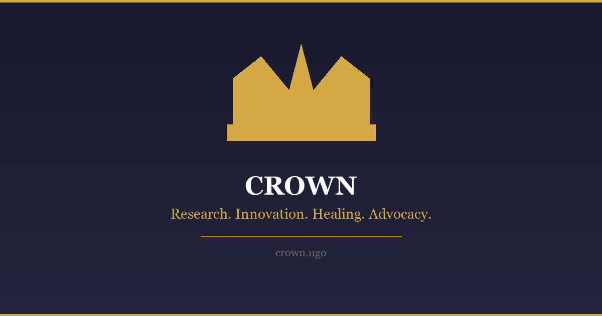 CROWN — Research. Innovation. Healing. Advocacy.